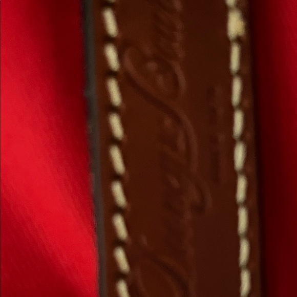 Dooney & Bourke Light Taupe and Carmel Ostrich Satchel 🪻 - Picture 13 of 15